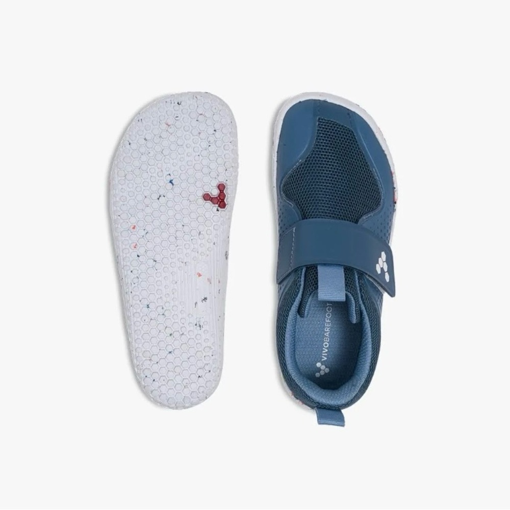 Vivo Barefoot Kids Sneakers - Blue and White